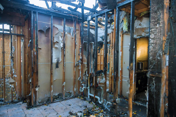 Professional Fire Damage Assessment technician working in Rush City, MN
